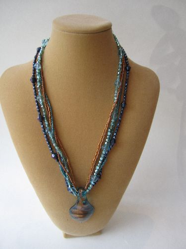 Collier/Neckless - Bleu/Blue
